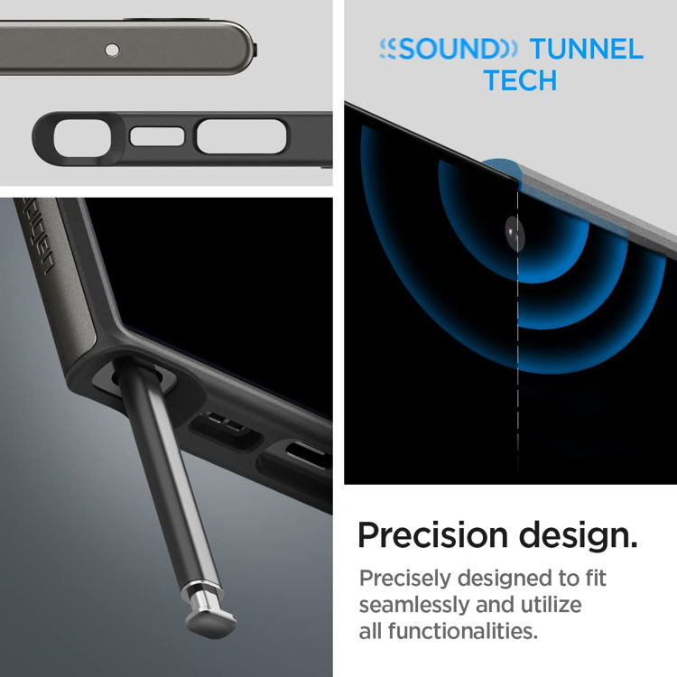 صورة Spigen Neo Hybrid Case Compatible with Samsung Galaxy S23 Ultra 5G - Gunmetal