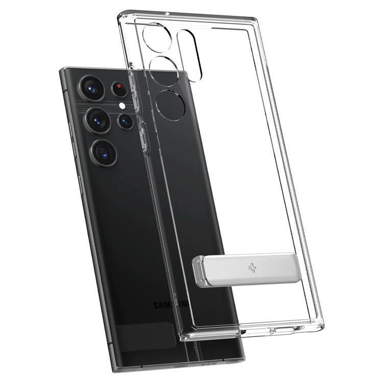صورة Spigen Cryo Armor Designed for Galaxy S23 Ultra Case (2023) - Matte Black_ACS05622