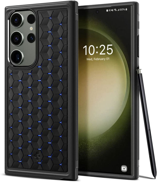 صورة Spigen Cryo Armor Designed for Galaxy S23 Ultra Case (2023) - Matte Black_ACS05616