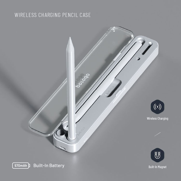 صورة Porodo Wireless Charging & Storage For Pencil 1 & 2 Case