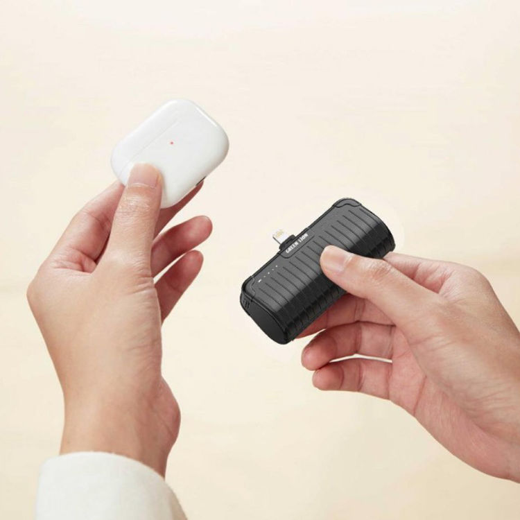 صورة Green Pocket Size 20W Power Bank Lightning - Black