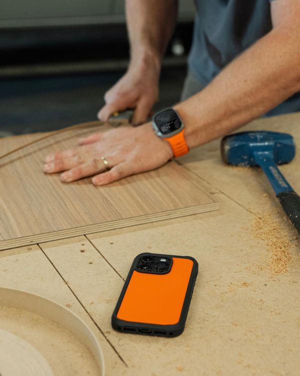 صورة Nomad Rugged Case for iPhone 14 Pro Case ShockProof 360 Drop Protect - Ultra Orange