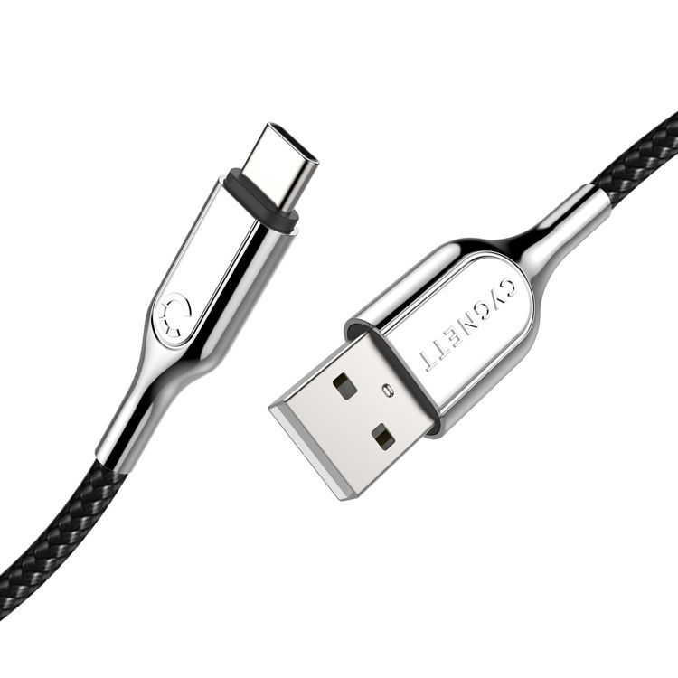 صورة Cygnett Armour 2.0 USB-C to USB-A 3A/60W 1M (Black)