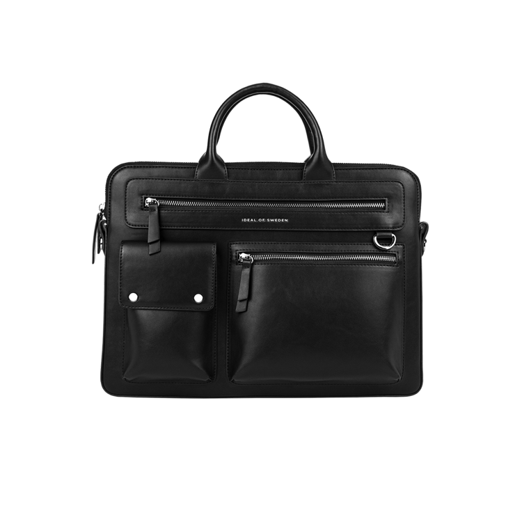 صورة IDeal of Sweden Leather Laptop Bag -Black