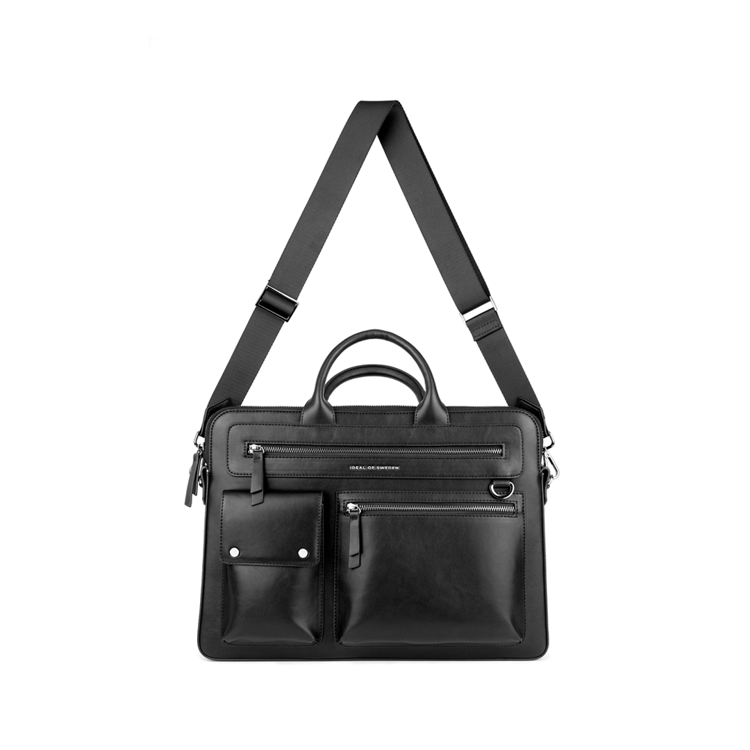صورة IDeal of Sweden Leather Laptop Bag -Black