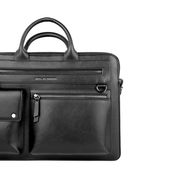 Picture of IDeal of Sweden Leather Laptop Bag -Black