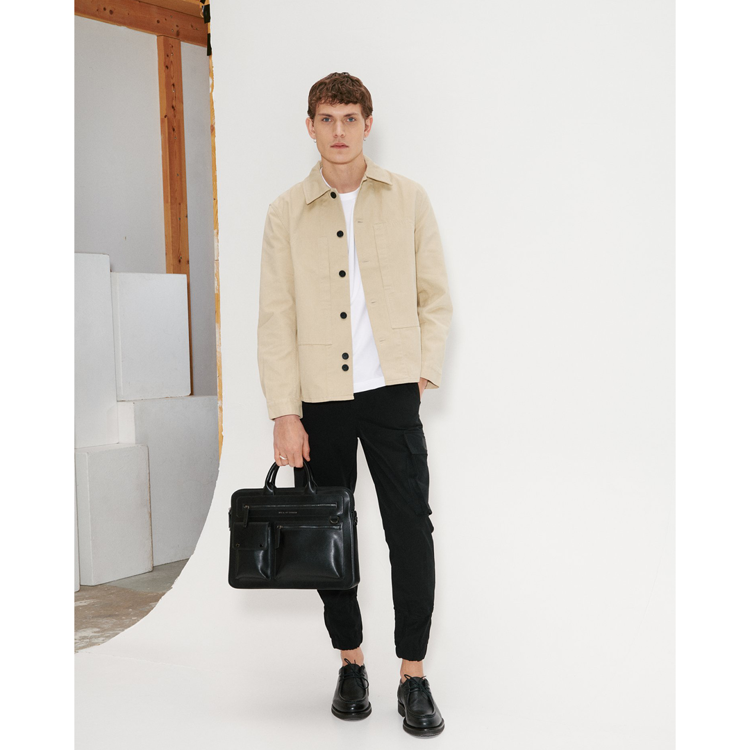 صورة IDeal of Sweden Leather Laptop Bag -Black