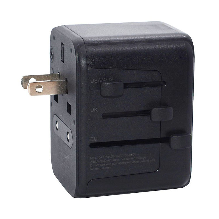 صورة Travelmall 65 GaN PD 4 USBs High Performance Black world travel adaptor_SW11065BK