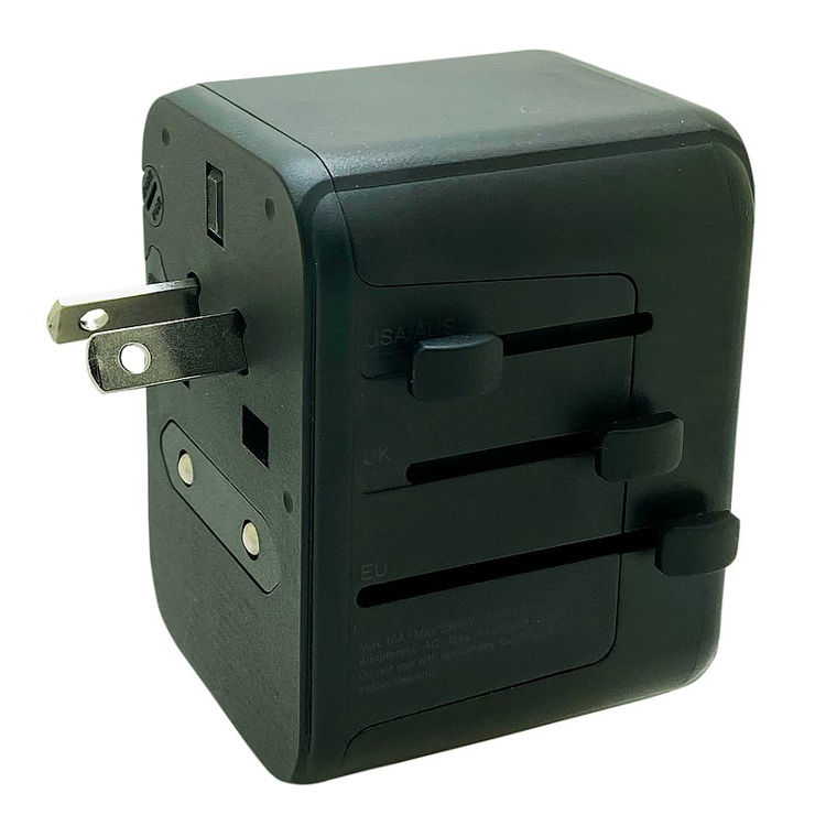 صورة Travelmall 65 GaN PD 4 USBs High Performance Black world travel adaptor_SW11065BK