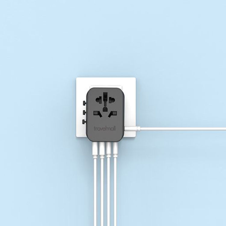 صورة Travelmall_30W PD High Performace Worldwide Travel Adaptor (with 5 USB Ports)_SW11030PD