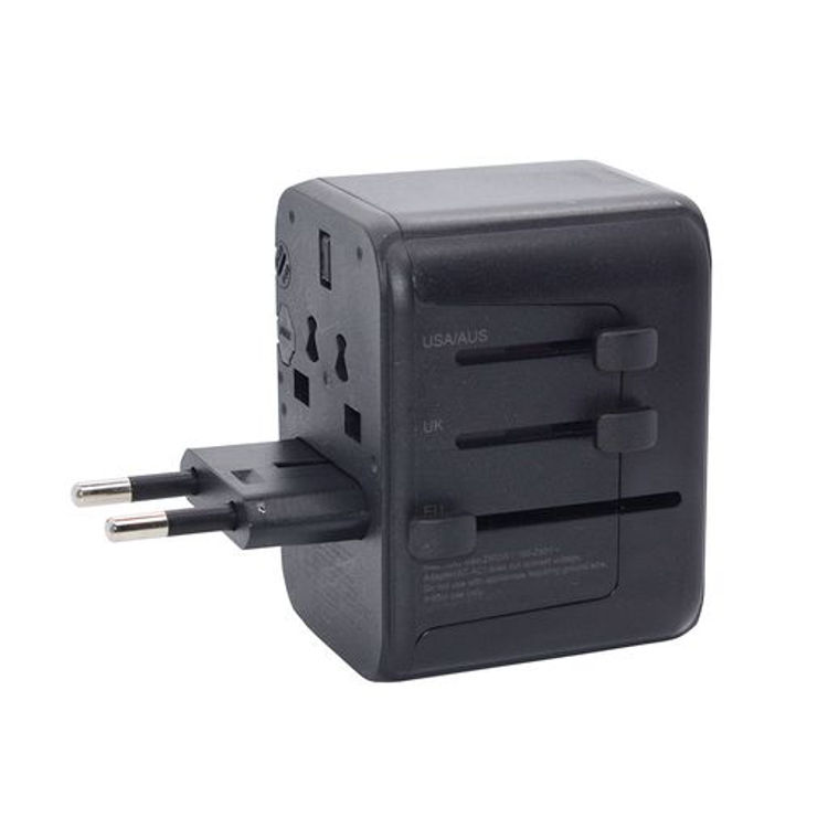 صورة Travelmall_30W PD High Performace Worldwide Travel Adaptor (with 5 USB Ports)_SW11030PD
