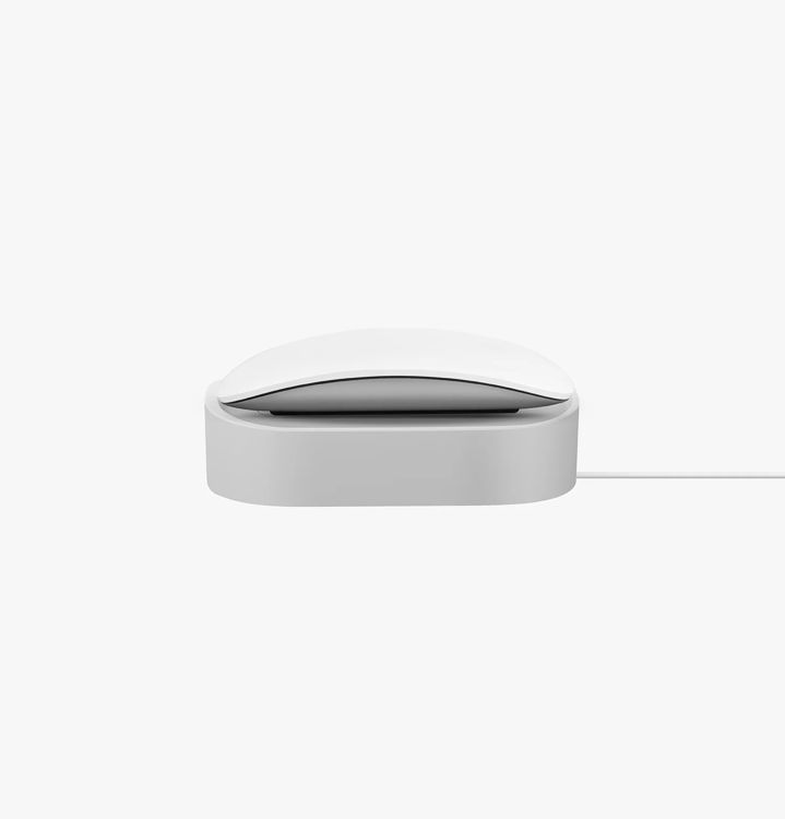 صورة Uniq Nova Compact Magic Mouse Charging Dock with Cable Loop - Grey