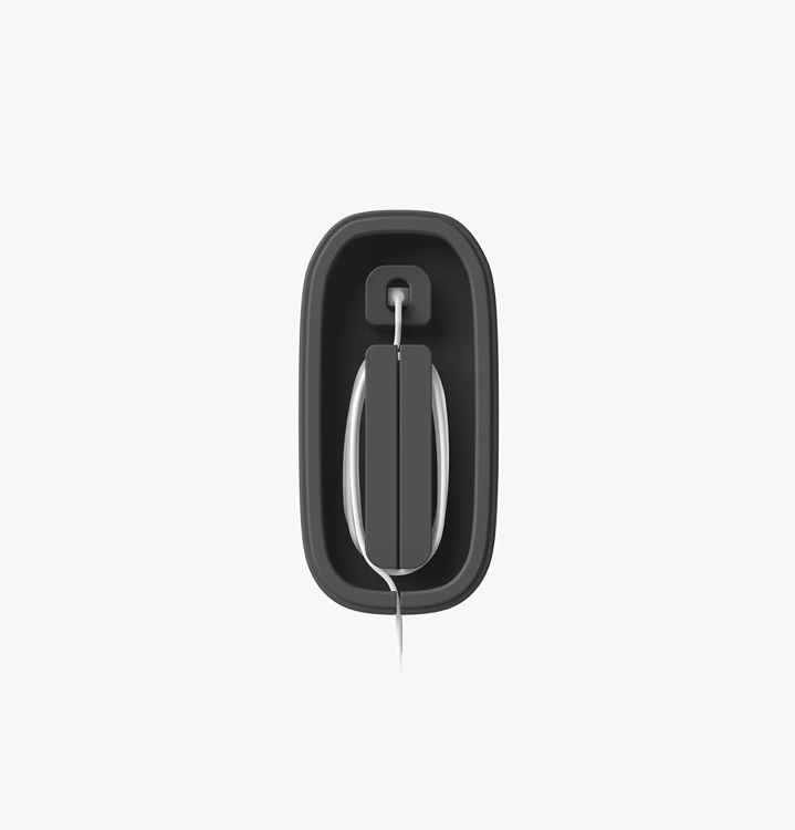 صورة Uniq Nova Compact Magic Mouse Charging Dock with Cable - Dark Grey 