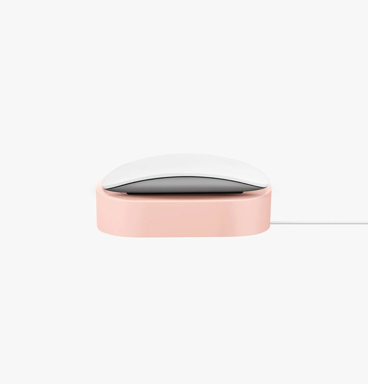 صورة Uniq Nova Compact Magic Mouse Charging Dock with Cable Loop - Pink