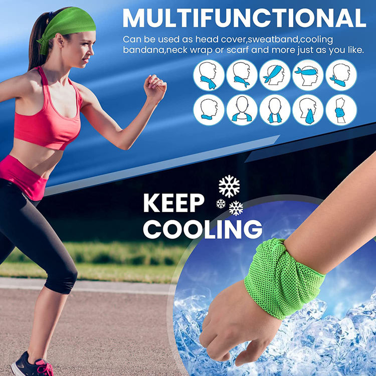 Picture of Sports Instant cooling towel. Stays cool up to 2 hrs