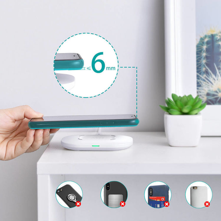 صورة Choetech 15W Fast Wireless Charging Pad T550-F