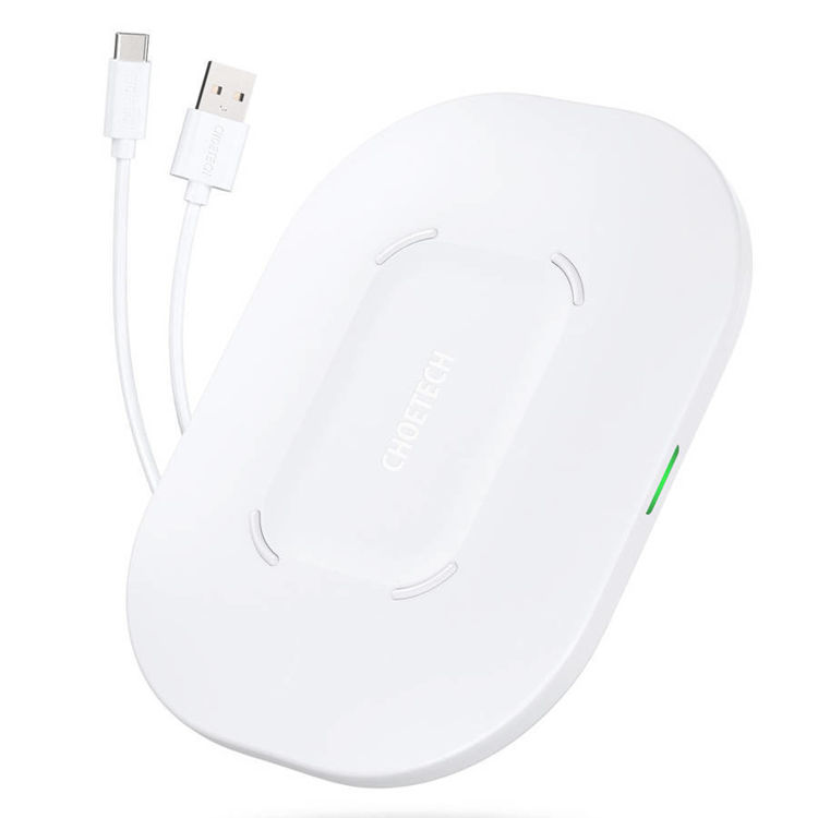 صورة Choetech 15W Fast Wireless Charging Pad T550-F
