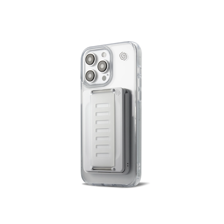 صورة Grip2U MAGSAFE Grip and Wallet Attachment White