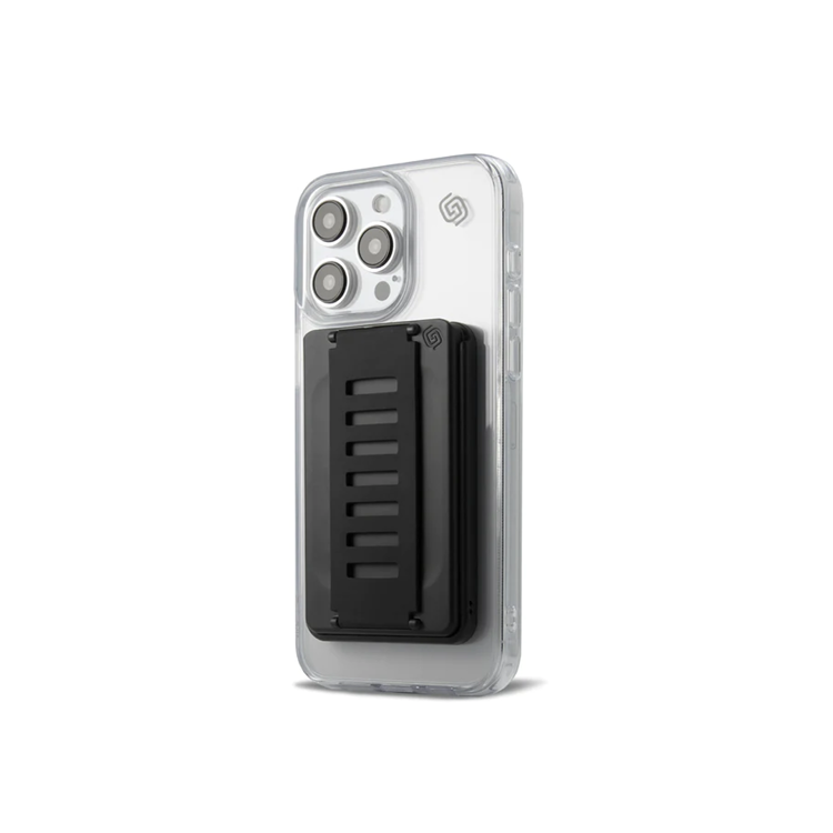 صورة Grip2U MAGSAFE Grip and Wallet Attachment Black