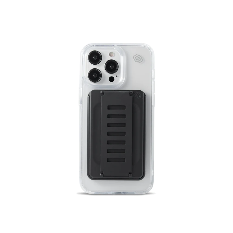 صورة Grip2U MAGSAFE Grip and Wallet Attachment Black