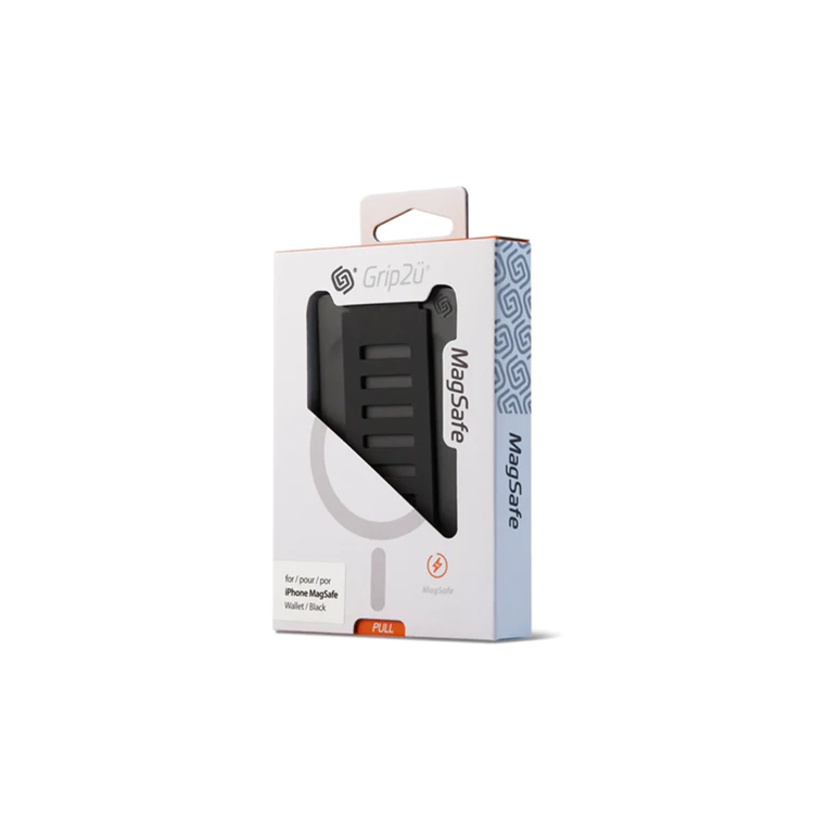 صورة Grip2U MAGSAFE Grip and Wallet Attachment Black