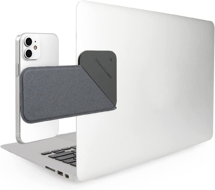 صورة Snap Laptop Phone Holder-Space Grey