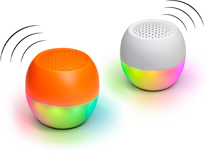Picture of Boompods Soundflare micro speaker with beat driven lights - Black