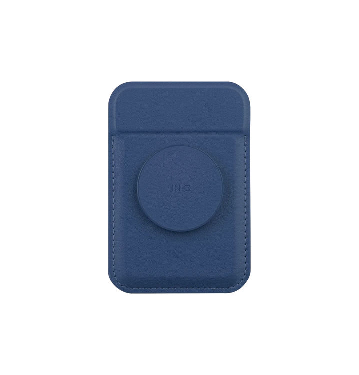 صورة UNIQ FLIXA MAGNETIC CARD HOLDER AND POP-OUT GRIP-STAND - NAVY BLUE (NAVY BLUE)