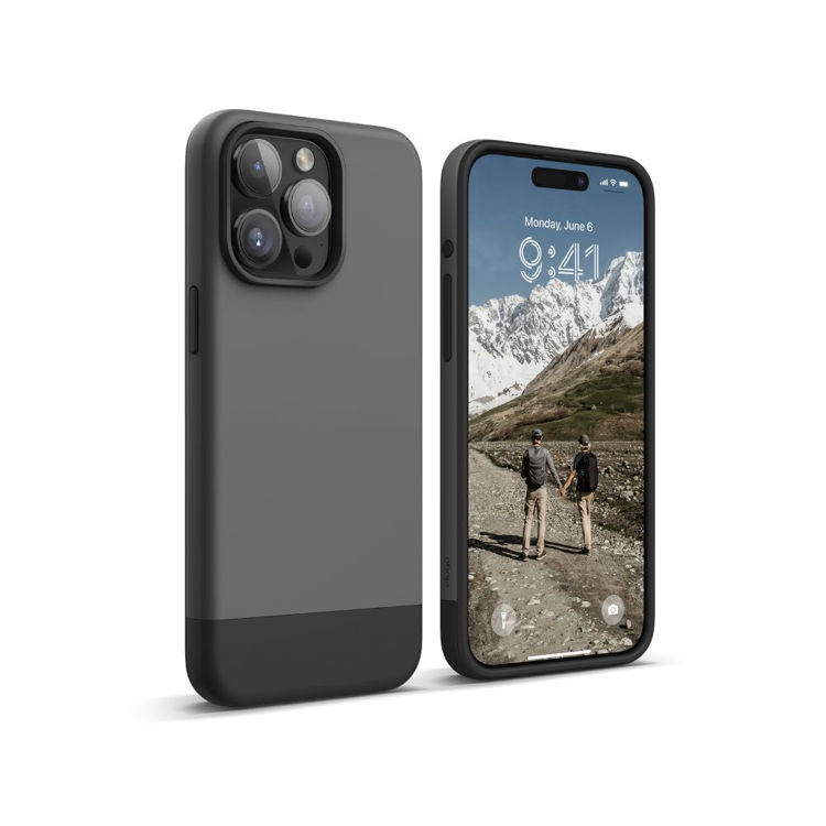 صورة Elago Glide Case iPhone 15 Pro (Dark Grey/Black)