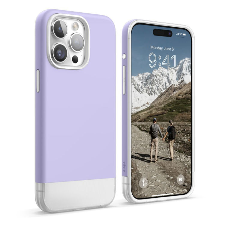 Picture of Elago Glide Case iPhone 15 Pro Max (Purple/Clear)