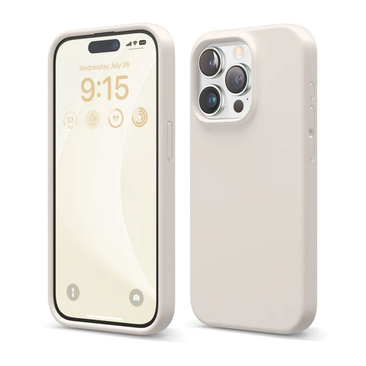 Picture of Elago iPhone15Pro 6.1inch MagSafe Silicone-Stone
