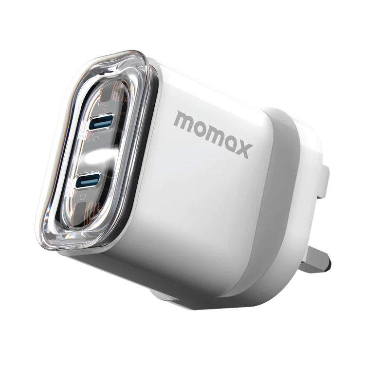 Picture of MOMAX 1-CHARGER FLOW PD 35W 2 PORTS GAN WALL CHARGER