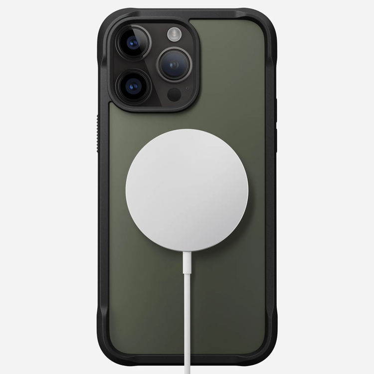 صورة Nomad Rugged Case for iPhone 14 Pro Max Case ShockProof 360 Drop Protect - Ash Green