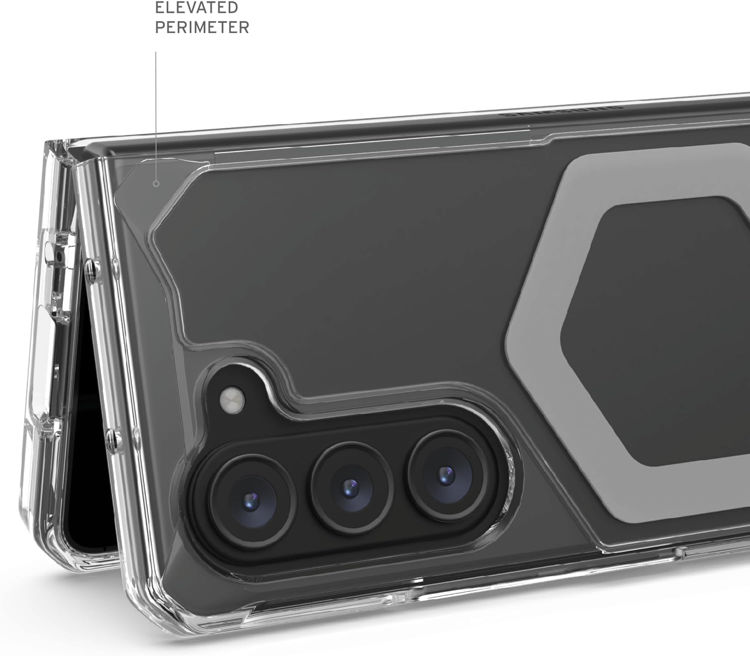 Picture of UAG Plyo Pro MagSafe Case for Samsung Galaxy Z Fold 5 - Ice/Silver