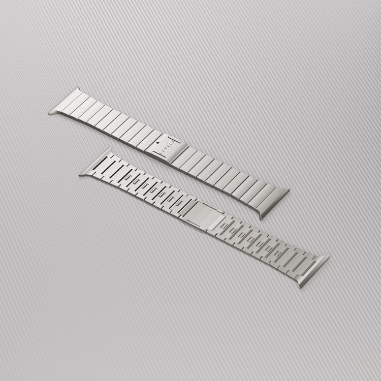 صورة Levelo Yonge Magnet Steel Band for Apple Watch Band 49/45/44/42mm- Titanium