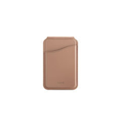 صورة Uniq Coehl Esme Magnetic Cardholder with Mirror and Stand - DUSTY NUDE 