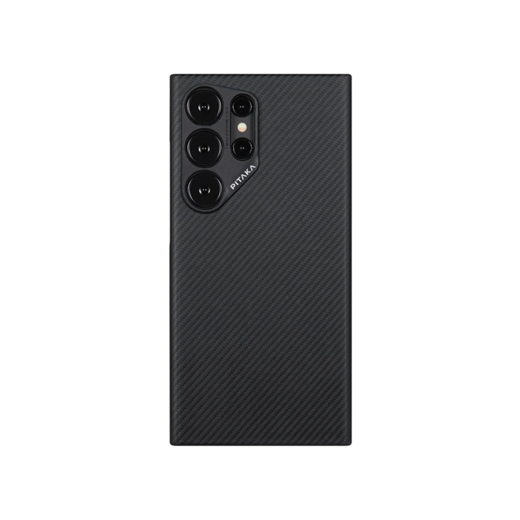 صورة Pitaka MagEZ Case 4 For Samsung Galaxy S24 Ultra - Black/Grey (Twill)