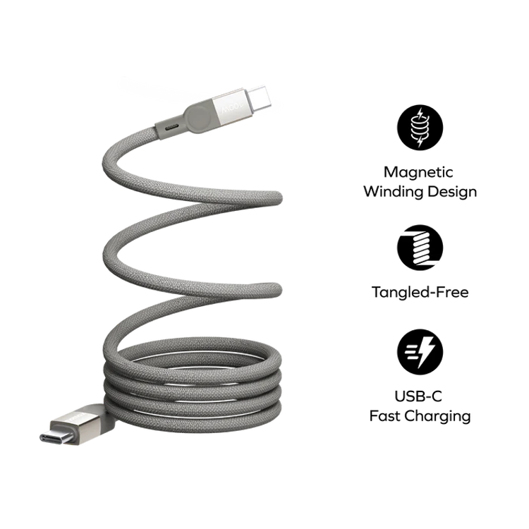 Picture of Mag.Link | Magnetic USB-C to USB-C Cable 100W (Up to 1m)