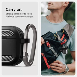 صورة Spigen AirPods 4th Gen (2024) Case Rugged Armor