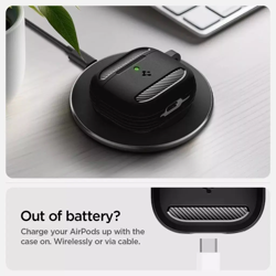 صورة Spigen AirPods 4th Gen (2024) Case Rugged Armor