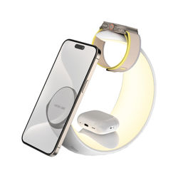 Picture of Green Lion Moon Charge 4 in 1 Wireless Charger White