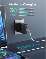 Picture of RAVPower Slim 35W Type-C Wall Charger - Black
