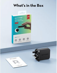 Picture of RAVPower Slim 35W Type-C Wall Charger - Black