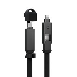Picture of Energea Cable Sheath 2-in-1 USB-C to C+Lighning MFI 60W 480 Mbps Gun 1.0m