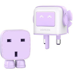 Picture of Ugreen Nexode RG 65W 3-Port Robot Gan Fast Charger - Purple