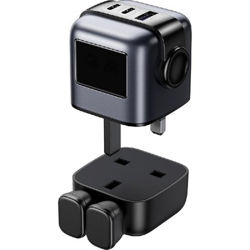Picture of Ugreen Nexode RG 65W 3-Port Robot Gan Fast Charger - Purple