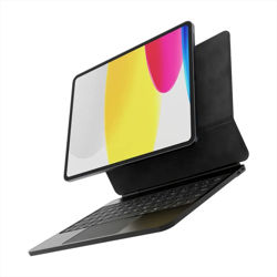 Picture of Powerology Smartcase Pro+ Wireless Keyboard Case for iPad 10th Gen - Black