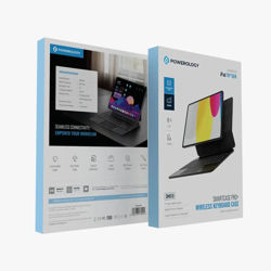 Picture of Powerology Smartcase Pro+ Wireless Keyboard Case for iPad 10th Gen - Black
