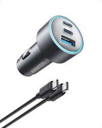 Picture of Anker 535 Bundle Of 3.2 Ft C- C Cable Car Charger 67W Gray