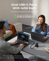 Picture of Anker 140W Wall Charger with USB-C Cable - Black